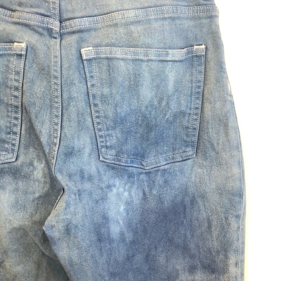 Everlane Blue Acid Wash High Rise Straight 30 - Picture 8 of 12